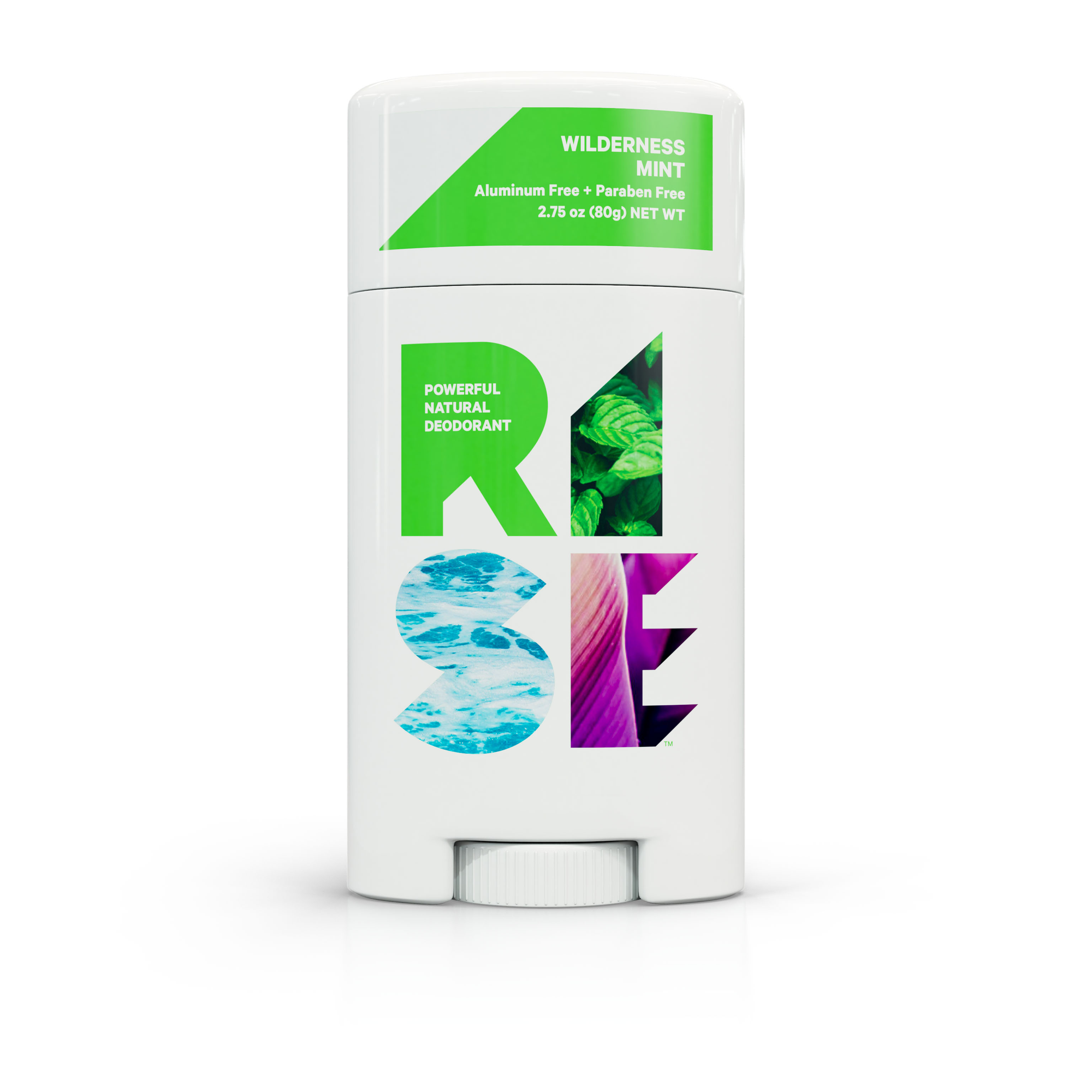RISE- Powerful, natural deodorant - Wilderness Mint